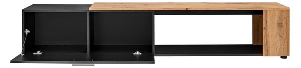 Set za dnevni boravak Mantes ZWT31 (crna mat + hrast wotan)