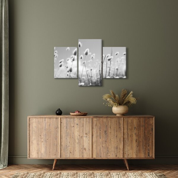 Slika - Boho trava od zečjeg repa (90x60 cm)