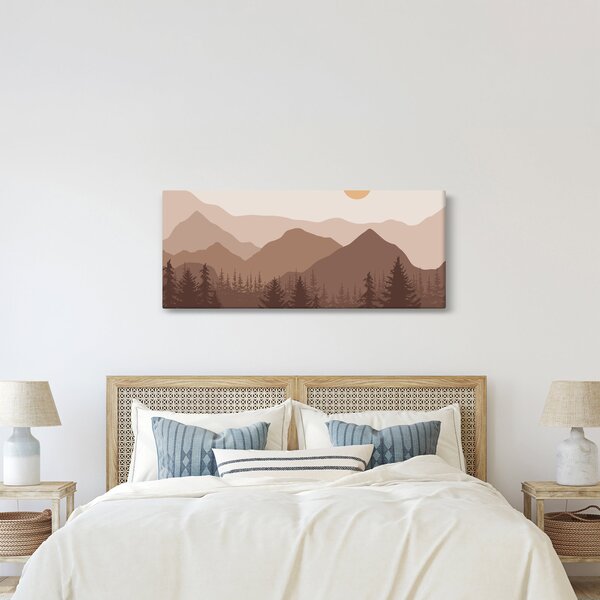 Slika - Smeđe planine N⁰1 (120x50 cm)