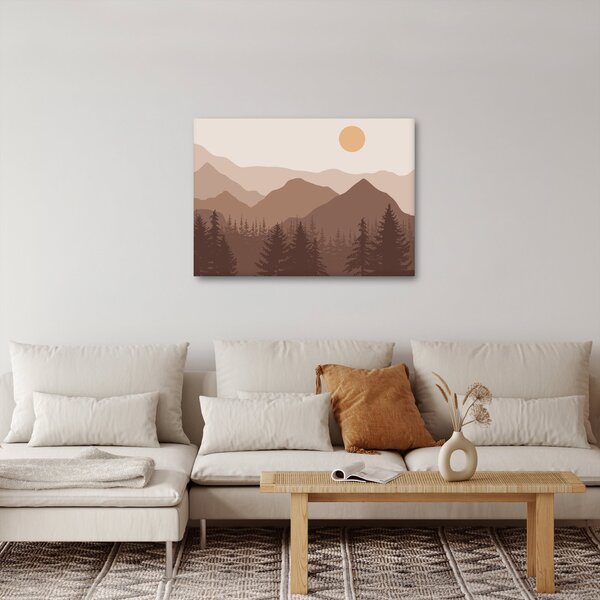 Slika - Smeđe planine N⁰1 (70x50 cm)