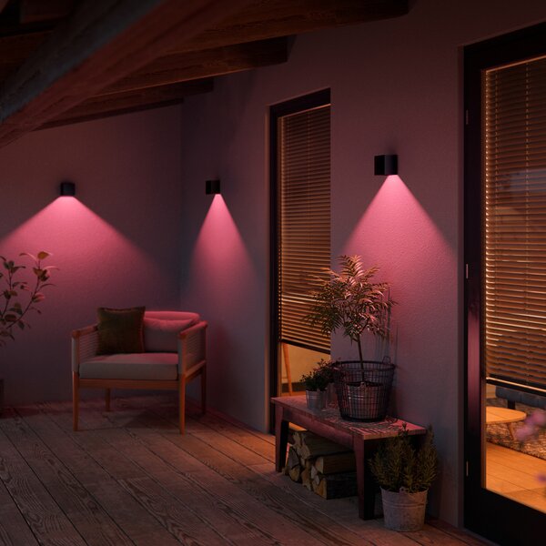 Vanjske Svjetiljka Philips Hue, Resonate, prigušiv, Crno, Metal, Moderan