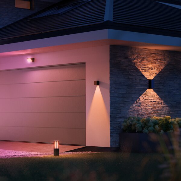Vanjske Svjetiljka Philips Hue, Resonate, prigušiv, Crno, Metal, Moderan
