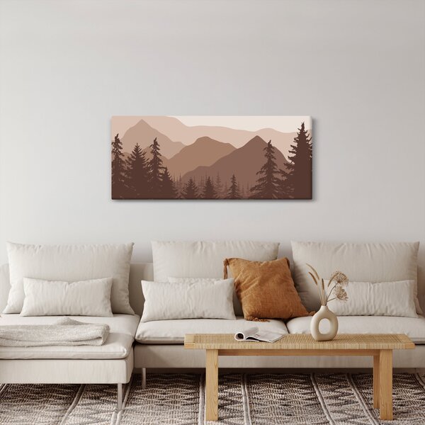 Slika - Smeđe planine N⁰2 (120x50 cm)