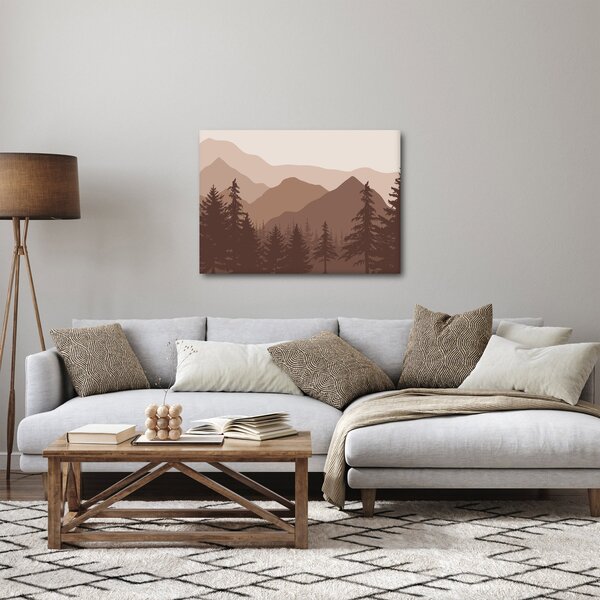 Slika - Smeđe planine N⁰2 (70x50 cm)