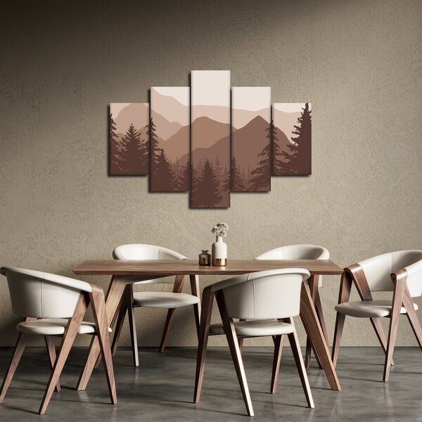 Slika - Smeđe planine N⁰2 (150x105 cm)