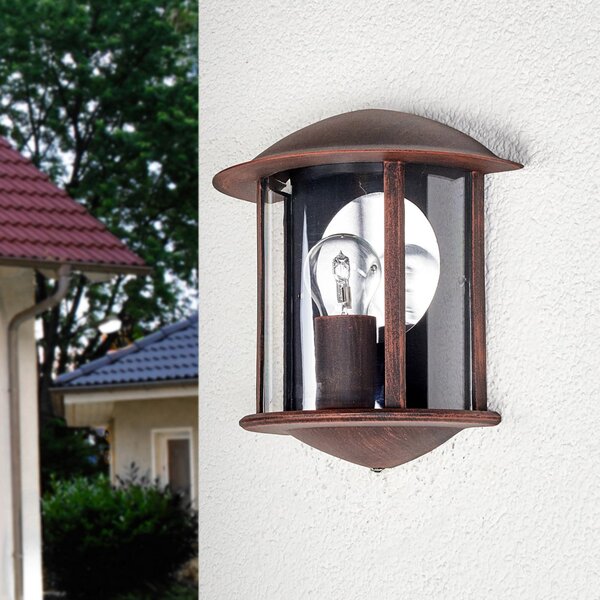 Vanjske Svjetiljka Lindby, Maelis, prigušiv, Smeđa / hrđa, Balkon, Aluminij, Moderan