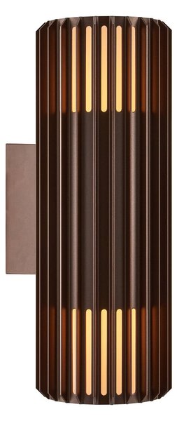 Vanjske Svjetiljka Nordlux, Aludra Double, prigušiv, Smeđa / hrđa, Aluminij