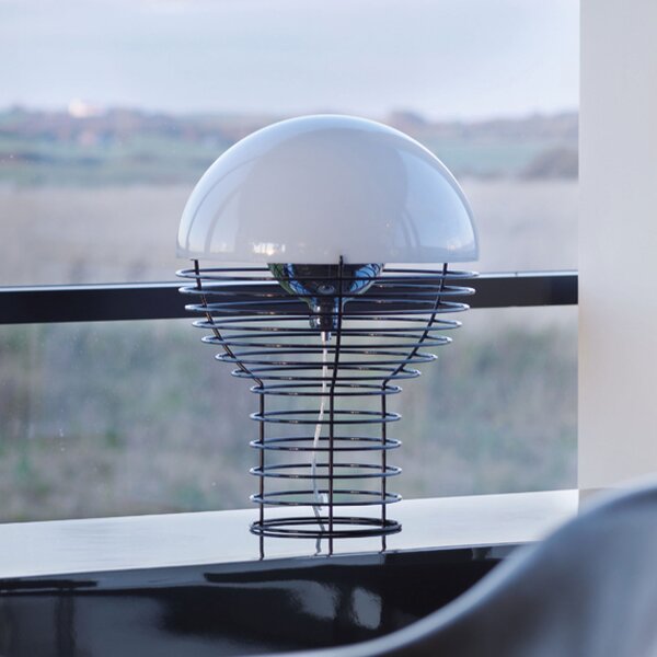 Stolne Lampa Verpan, Wire Large, Metalik, Dnevna soba, Metal, Dizajn
