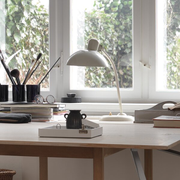 Stolne Lampa FRITZ HANSEN, Kaiser Idell 6556-T, Bijela, Dnevna soba, Metal, Dizajn