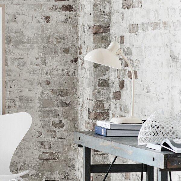 Stolne Lampa FRITZ HANSEN, Kaiser Idell 6556-T, Bijela, Dnevna soba, Metal, Dizajn