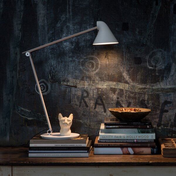 Stolne Lampa Louis Poulsen, NJP, prigušiv, Bijela, Dnevna soba, Metal, Dizajn