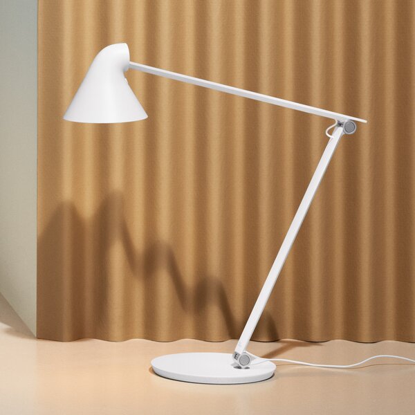 Stolne Lampa Louis Poulsen, NJP, prigušiv, Bijela, Dnevna soba, Metal, Dizajn