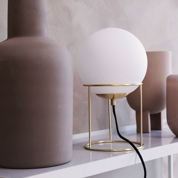 Stolne Lampa Dyberg Larsen, Madrid, Zlato / mjed, Dnevna soba, Metal, Dizajn