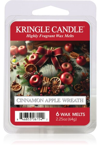 Kringle Candle Cinnamon Apple Wreath vosak za aroma lampu 64 g