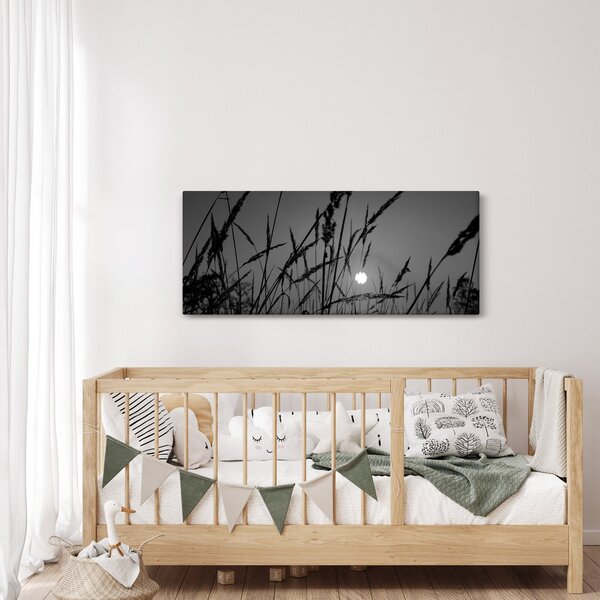 Slika - Livada sa zalaskom sunca (120x50 cm)