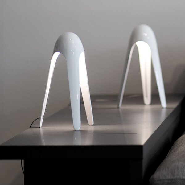 Stolne Lampa Martinelli Luce, Cyborg, Bijela, Dnevna soba, Metal, Dizajn