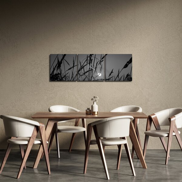 Slika - Livada sa zalaskom sunca (sa satom) (90x30 cm)