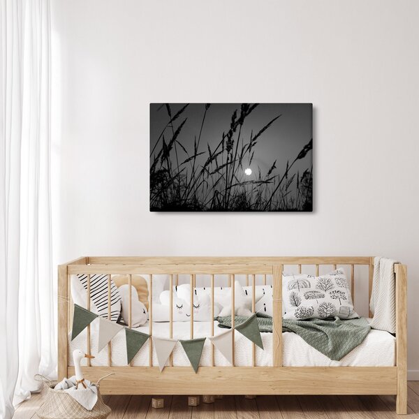 Slika - Livada sa zalaskom sunca (90x60 cm)