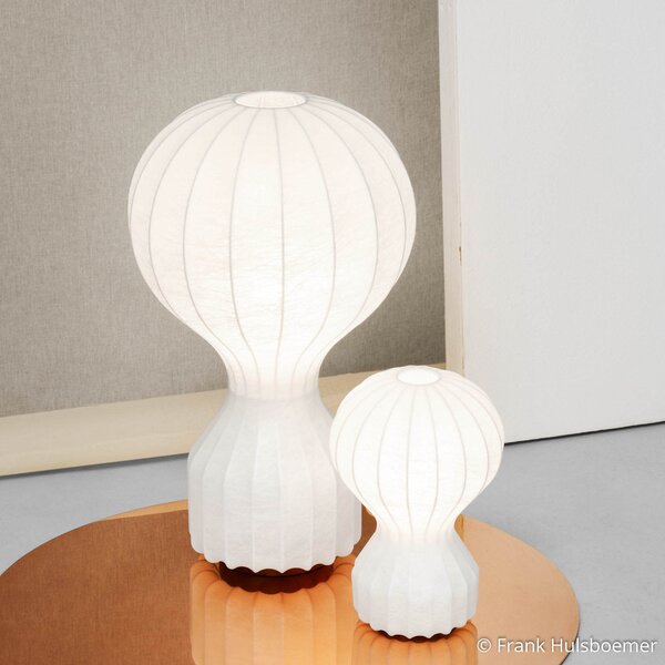 Stolne Lampa FLOS, Gatto Piccolo, prigušiv, Bijela, Dnevna soba, Tkanina / tekstil, Dizajn