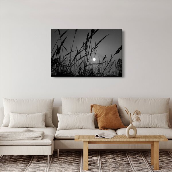 Slika - Livada sa zalaskom sunca (90x60 cm)