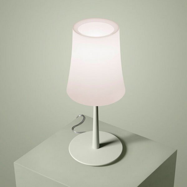 Stolne Lampa Foscarini, Birdie Easy, Bijela, Dnevna soba, Metal, Dizajn