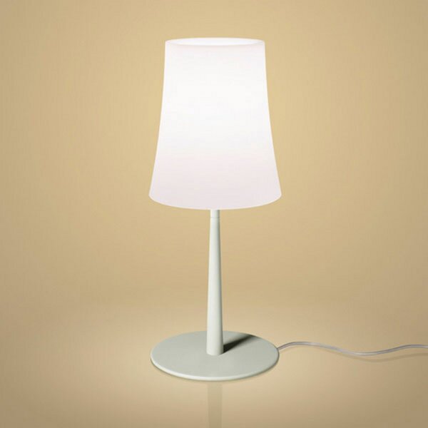Stolne Lampa Foscarini, Birdie Easy, Bijela, Dnevna soba, Metal, Dizajn