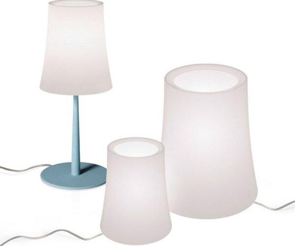Stolne Lampa Foscarini, Birdie Zero, Bijela, Dnevna soba, Plastika, Dizajn
