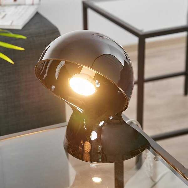 Stolne Lampa Artemide, Dalù, Crno, Dnevna soba, Plastika, Dizajn
