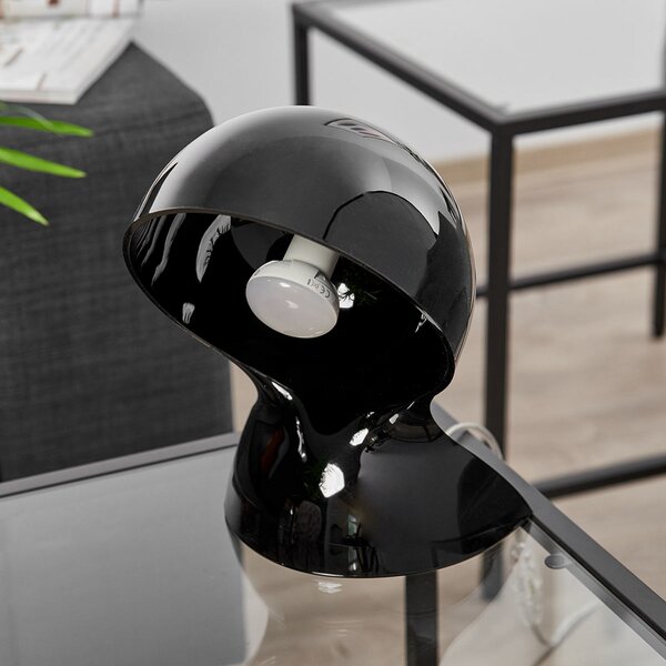 Stolne Lampa Artemide, Dalù, Crno, Dnevna soba, Plastika, Dizajn