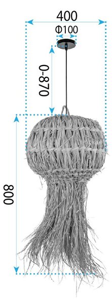Lampa Viseća APP1251-1CP