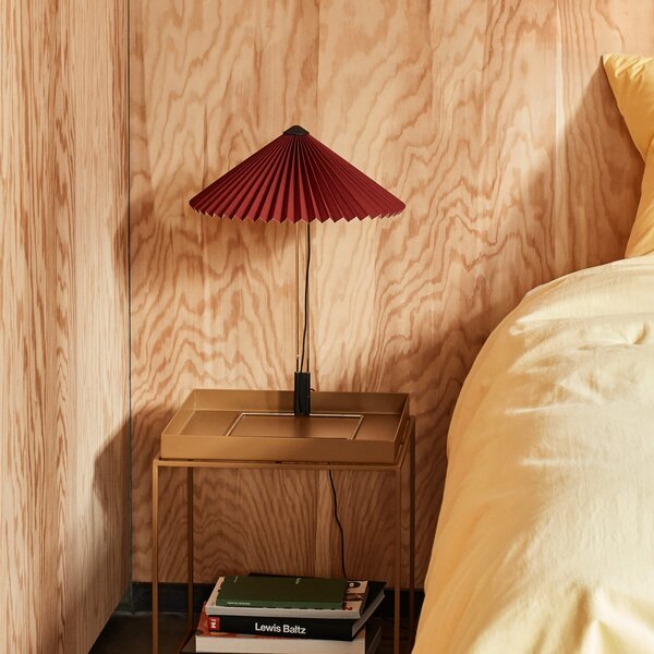 Stolne Lampa HAY, Matin 380, prigušiv, Crvena, Dnevna soba, Metal, Dizajn