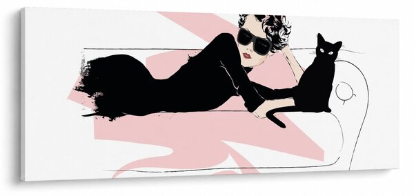 Slika - Modna dama (120x50 cm)