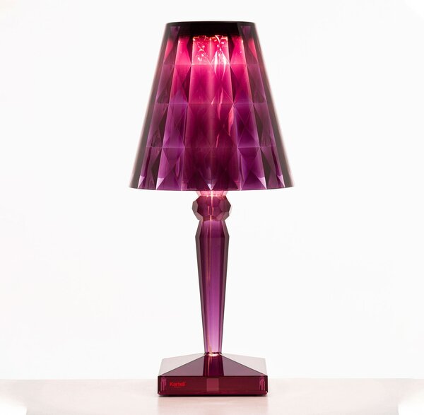 Stolne Lampa Kartell, Big Battery, Ljubičasta, Dnevna soba, Plastika, Dizajn