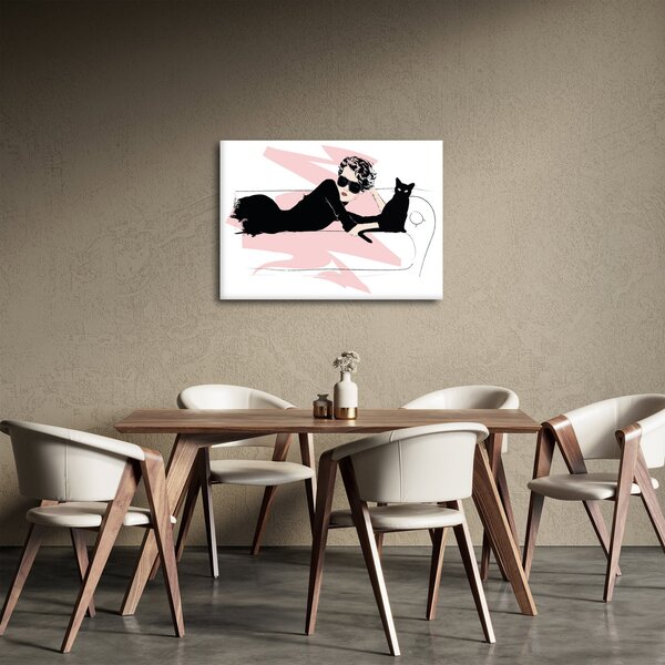 Slika - Modna dama (70x50 cm)