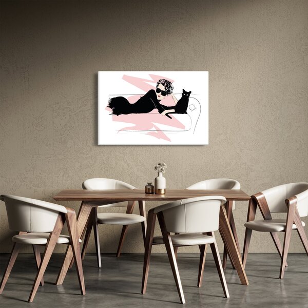 Slika - Modna dama (90x60 cm)