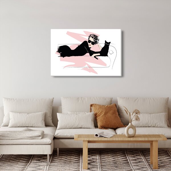 Slika - Modna dama (90x60 cm)