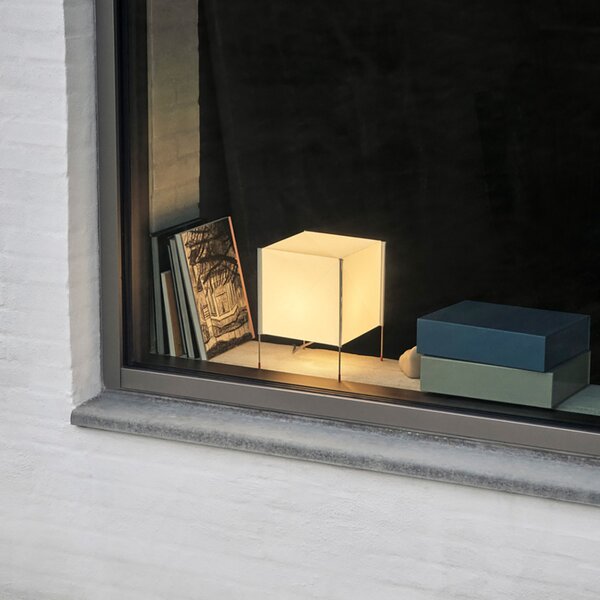 Stolne Lampa HAY, Paper Cube, Bijela, Dnevna soba, Plastika, Dizajn