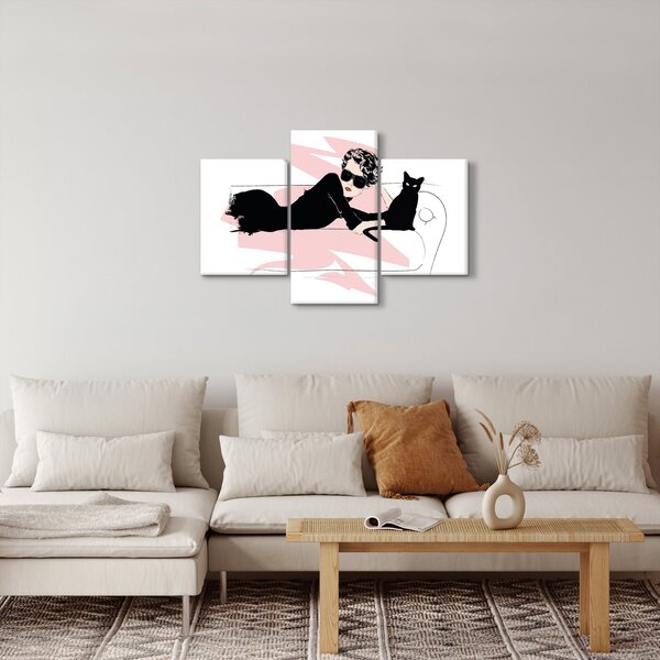 Slika - Modna dama (90x60 cm)
