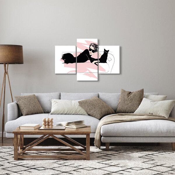 Slika - Modna dama (90x60 cm)