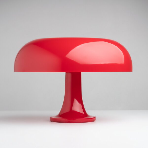 Stolne Lampa Artemide, Nessino, Crvena, Dnevna soba, Plastika, Dizajn