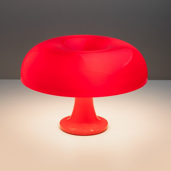 Stolne Lampa Artemide, Nessino, Crvena, Dnevna soba, Plastika, Dizajn