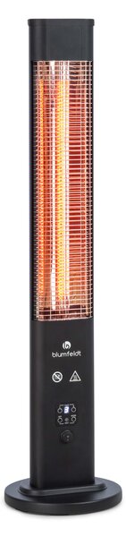 Blumfeldt Heat Guru Plus, vanjski radijator, 1200 W, 3 stupnja topline, daljinski upravljač