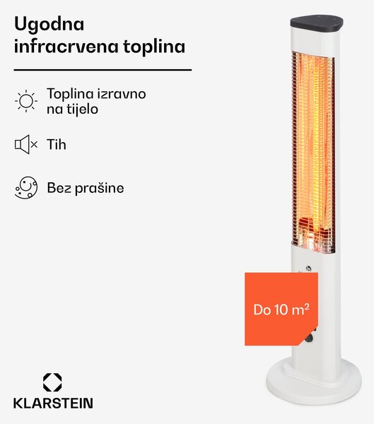 Blumfeldt Heat Guru Plus, vanjski radijator, 1200 W, 3 stupnja topline, daljinski upravljač