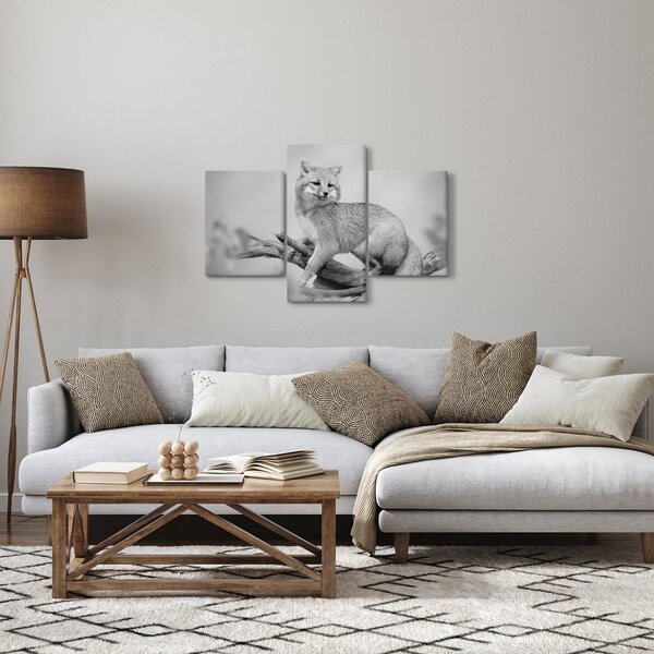Slika - Siva lisica (90x60 cm)