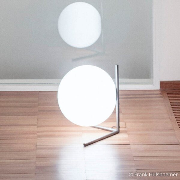 Stolne Lampa FLOS, IC, prigušiv, Metalik, Dnevna soba, Staklo, Dizajn