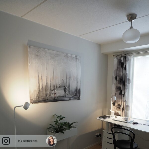Stolne Lampa Northern, Buddy, Bijela, Dnevna soba, Metal, Dizajn
