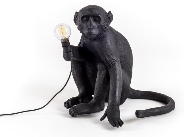 Vanjske Svjetiljka SELETTI, Monkey Lamp, Crno, Plastika, Dizajn