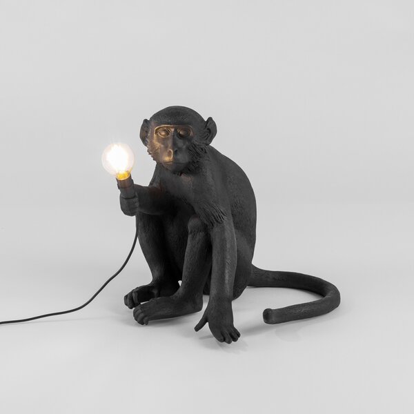 Vanjske Svjetiljka SELETTI, Monkey Lamp, Crno, Plastika, Dizajn