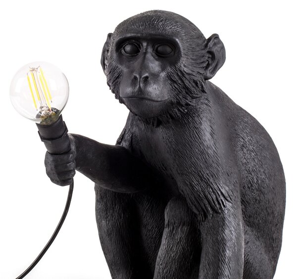 Vanjske Svjetiljka SELETTI, Monkey Lamp, Crno, Plastika, Dizajn