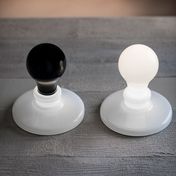 Stolne Lampa Foscarini, Black Light, prigušiv, Crno, Dnevna soba, Staklo, Dizajn